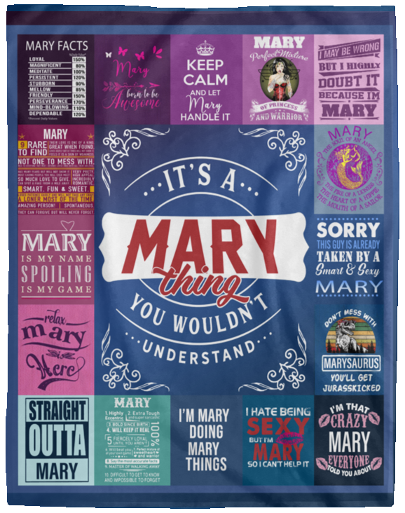 acsacasca MARY VPL Cozy Plush Fleece Blanket - 60x80