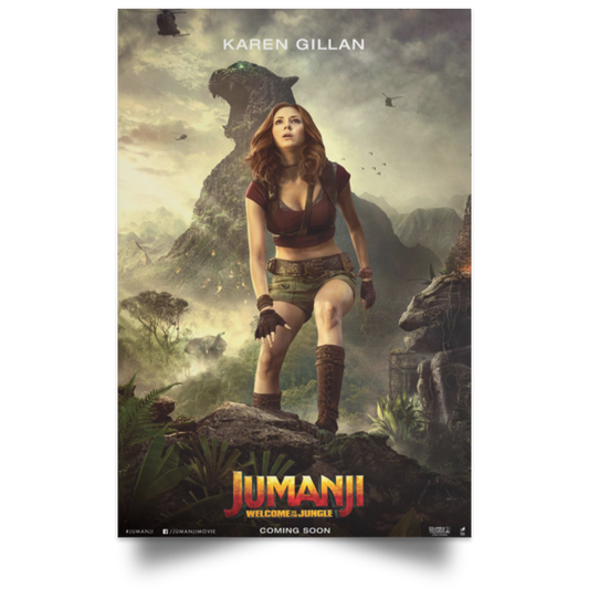 NEW Jumanji 3 Poster 2019 Karen Gillan Welcome to the Jungle High Quality Prints .
