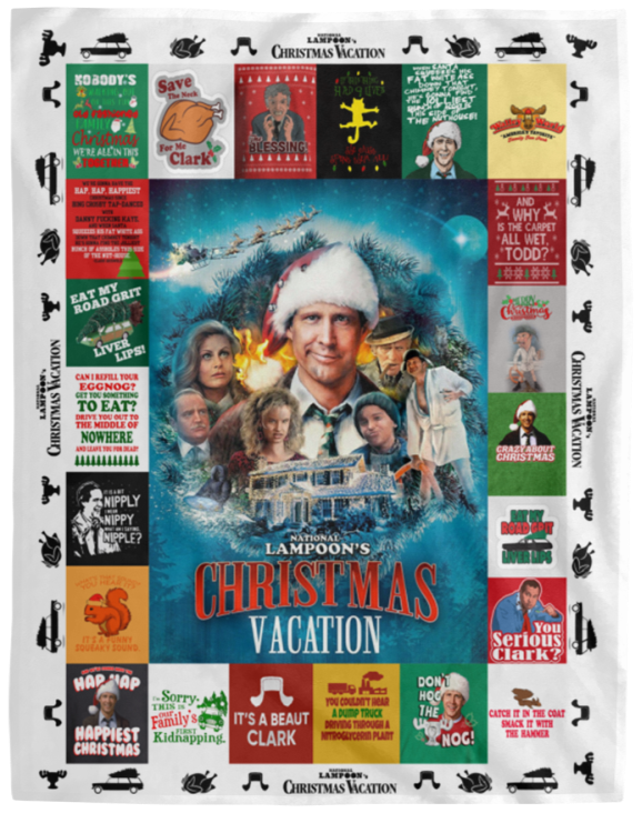 Gifts Blanket National Lampoon's Christmas Vacation Cozy Plush Fleece Blanket Size 60x80 inch Gift for Family Awesome Decor Home chuan nhat VPL Cozy Plush Fleece Blanket - 60x80