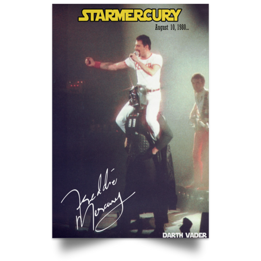 StarMercury Poster Funny 2019 Freddie Mercury Star Wars High Quality Prints .