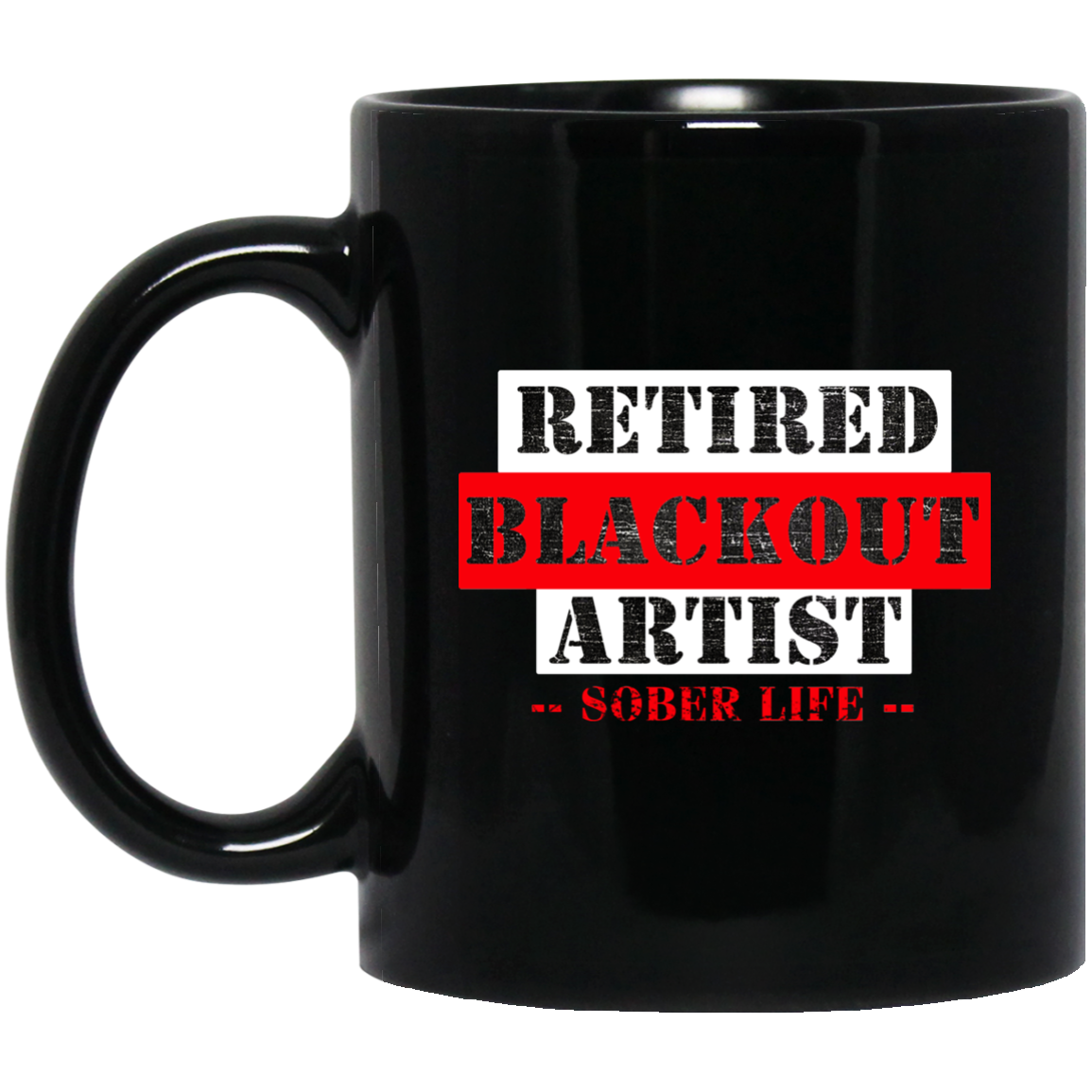 Retired Blackout Artist Funny Recovering Addict TShirt Awesome Cool Gift For men