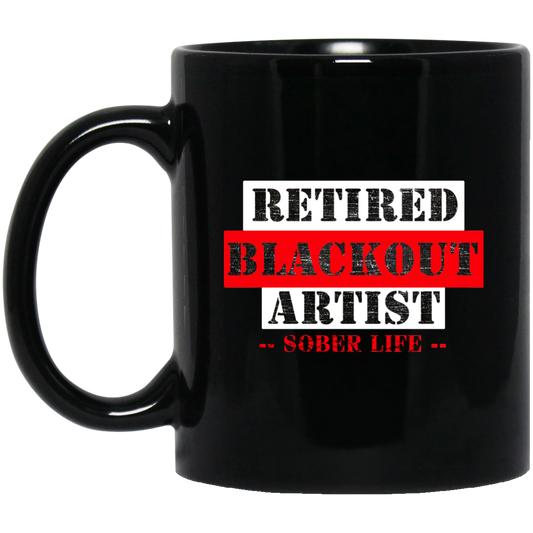 Retired Blackout Artist Funny Recovering Addict TShirt Awesome Cool Gift For men