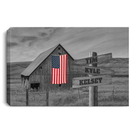 USA 3 0.75in Tim, Kyle, Kelsey CANLA75 Landscape Canvas .75in Frame
