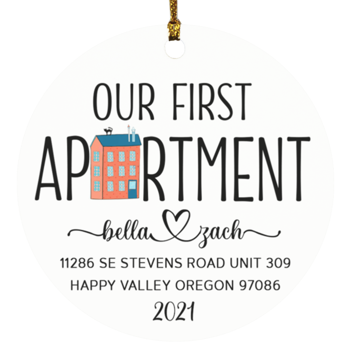 Happy Valley Oregon 97086  113-5472639-2697807 cc SUBORNC Circle Ornament