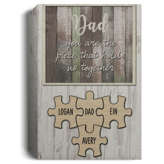 Logan, Ein, Avery CUSTOM PUZZLE 12x18 for DAA CANPO15 Deluxe Portrait Canvas 1.5in Frame