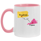 States Accent Mugs Pennsylvania Virginia Gifts - Long Distance State Two Tone Coffee Mug - State To State - Away From Hometown Family - Moving Away Mug Gifts on Christmas, Birthday AM11OZ Accent Mug