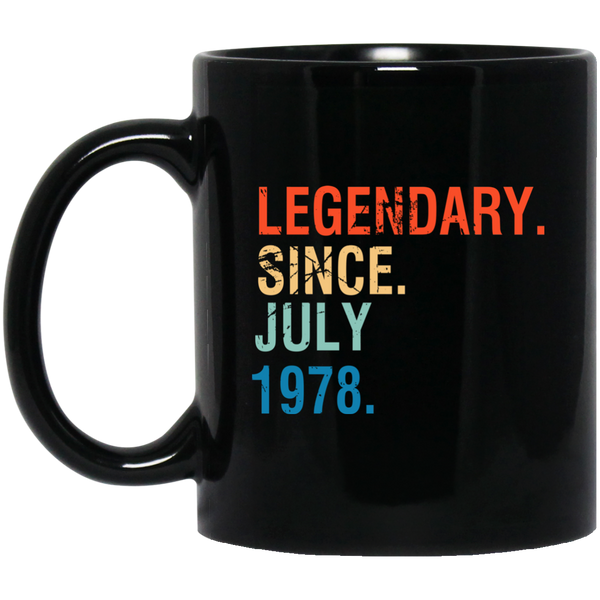 July 1978 Retro Vintage 40th Birthday coffee Mug Decorations