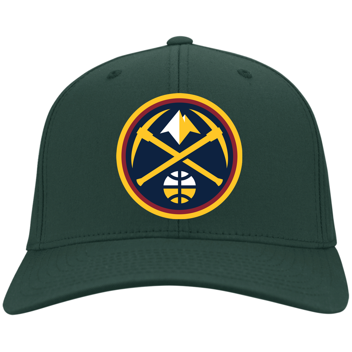 Denver Nuggets LOGO HATS Basketball Team  Black One Size Fits NEW Brand .