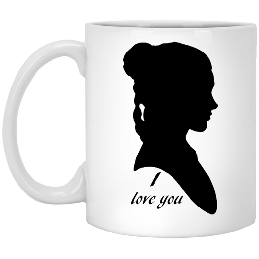 (girl) Perfect Gifts For The Best Boyfriend Unique Gift For Girlfriend I Love You I Know Mugs, Couples Mugs, Star Wars Mugs Han Solo And Leia - Set Of Two Mugs XP8434 11 oz. White Mug