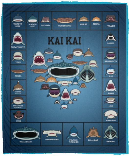 shark 114-8669561-8184203 VPM Cozy Plush Fleece Blanket - 50x60