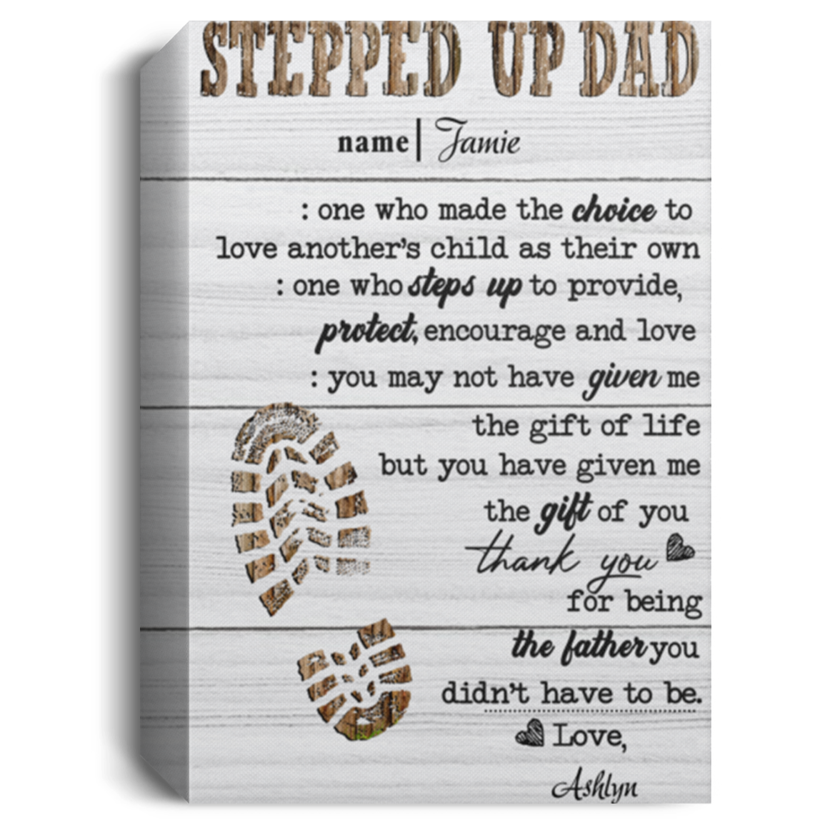 Ashlyn  ngay21 Pb1 stepdad CANPO15 Deluxe Portrait Canvas 1.5in Frame