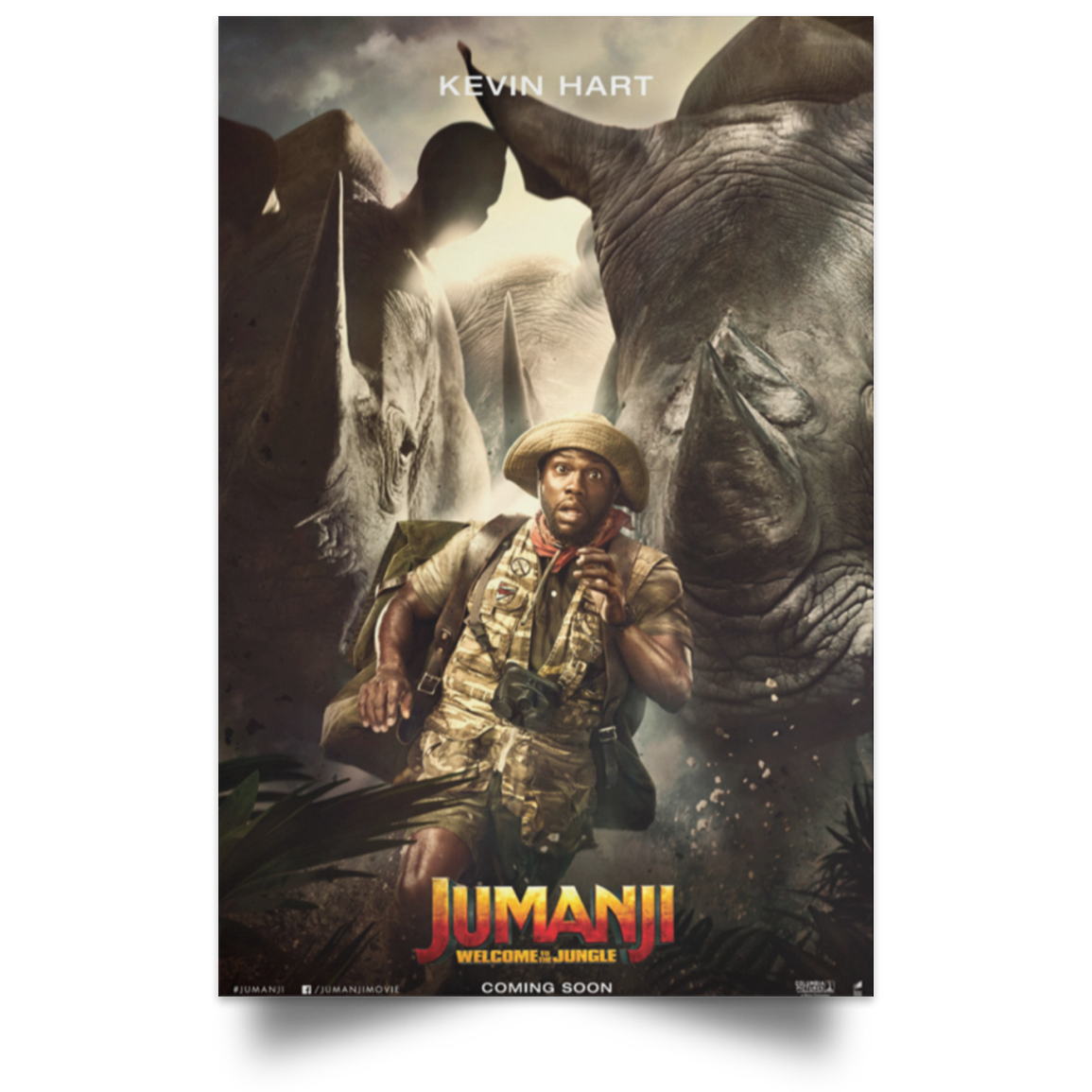 NEW Jumanji 3 Poster 2019 Kevin Hart Welcome to the Jungle High Quality Prints .