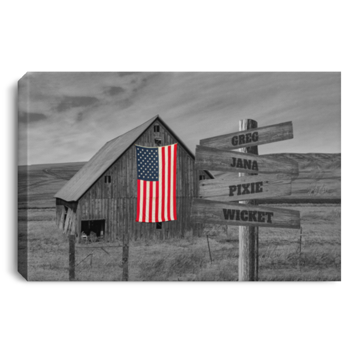 Greg Jana Pixie Wicket CANLA75 Landscape Canvas .75in Frame