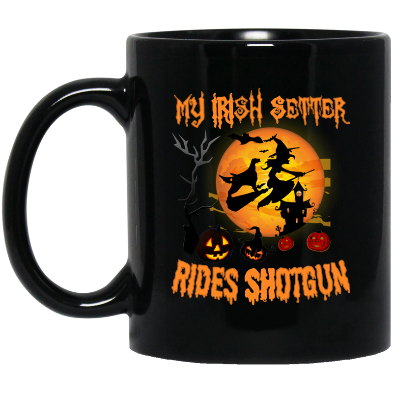 My IRISH SETTER Rides Shotgun Halloween 2018 T-shirt