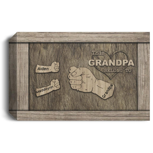 Grandpa  111-7580479-8536238 cv812 CANLA15 Deluxe Landscape Canvas 1.5in Frame