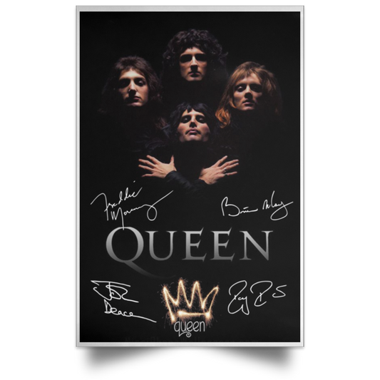 Queen Signature Members NEW Poster 2019 Rock Band London - High Quality Prints .