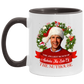 Porcelain Cup Jolliest Bunch Of Assholes This Side Of Nuthouse Accent Mug 2 Side, 11 oz White - Light Green Accent Mug Gift Family Unisex Awesome On Birthday, Christmas Gift Capacity and Perfect AM11OZ 11 oz. Accent Mug