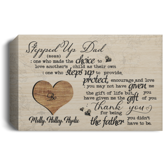Molly, Holley, Hydie pb5 stepdad CANLA15 Deluxe Landscape Canvas 1.5in Frame
