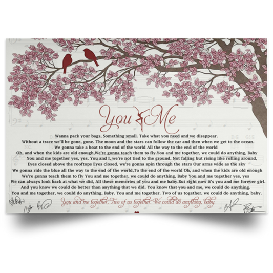 Birthday Gifts Decorative Wall Murals Lifestyle You and Me Wanna Pack Your Bags Dave Matthews Band Family Friend Gift Unisex, Awesome Decor Bedroom, Living Room Print