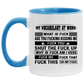 Mug Birthday Gift My Vocabulary at Work What The Fuck are You Fucking Kidding Me Accent Mug – Ceramic On Birthday Gift Heat Resistant Coffee Cups Capacity and Perfect Size 2 Side