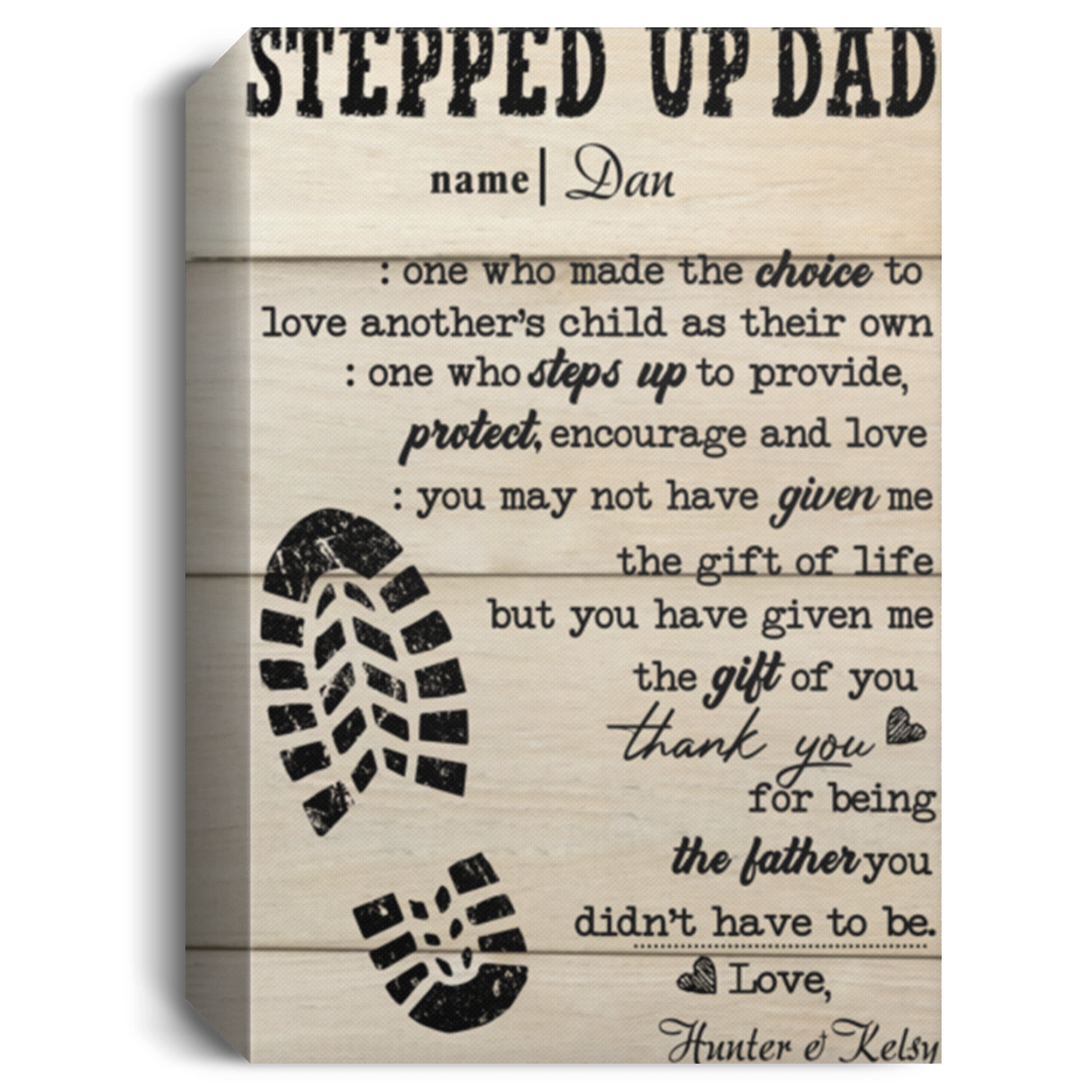 Hunter & Kelsy  D8 CANPO15 Deluxe Portrait Canvas 1.5in Frame