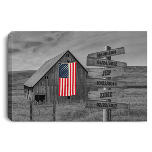 USA 6 CANLA75 Landscape Canvas .75in Frame