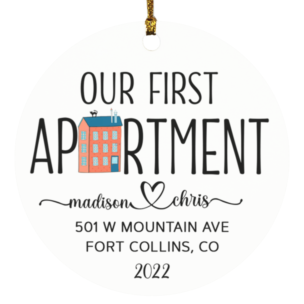 Fort Collins, CO 112-1155934-1746668 cc SUBORNC Circle Ornament