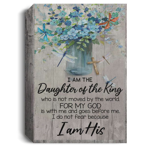 Framed_Art_Gift_Decor_God_-_Daughter_Of_The_King_-_Canvas_ok_Printable,_Wall_Art_Prints,_Wall_Decor,_Camping_Decor, CANPO15 Deluxe Portrait Canvas 1.5in Frame