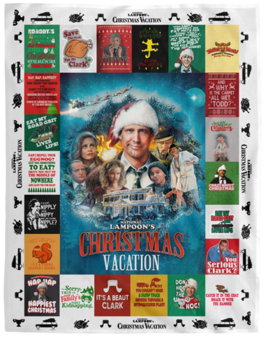 Gifts Blanket National Christmas Vacation Cozy Plush Fleece Blanket Size 60x80 inch Gift for Family Awesome Decor Home VPL Cozy Plush Fleece Blanket - 60x80