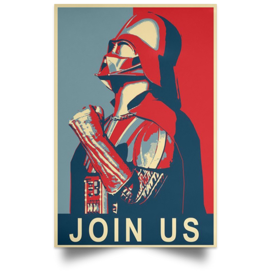 Star Wars 9 Darth Vader JoinUs NEW Poster America Vintage Living Room Good Print .