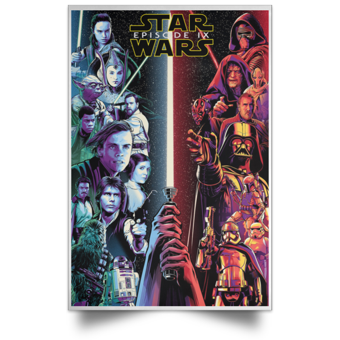 Star Wars Episode IX NEW Poster 2019 The Last Jedi High Quality Prints Art Print .