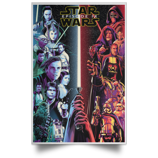 Star Wars Episode IX NEW Poster 2019 The Last Jedi High Quality Prints Art Print .