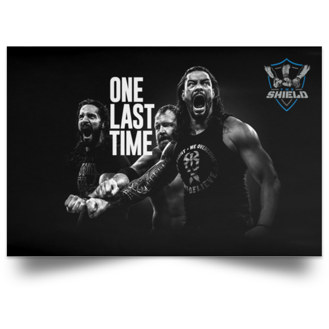 The Shield Poster WWE 2019 Hounds Of Justice One Last Time High Quality Prints .