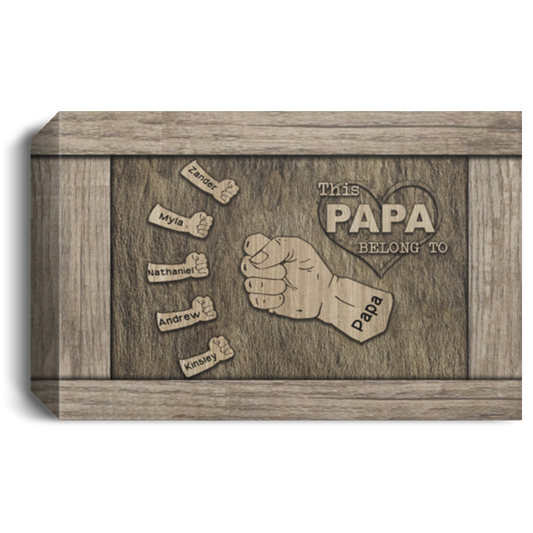 Papa cv1624 111-4963846-2809029 CANLA15 Deluxe Landscape Canvas 1.5in Frame