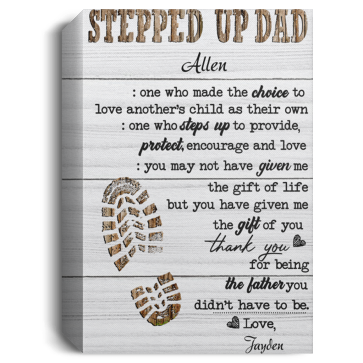 Jayden cv812  111-0928520-8409040 CANPO15 Deluxe Portrait Canvas 1.5in Frame