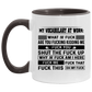 Mug Birthday Gift My Vocabulary at Work What The Fuck are You Fucking Kidding Me Accent Mug – Ceramic On Birthday Gift Heat Resistant Coffee Cups Capacity and Perfect Size 2 Side