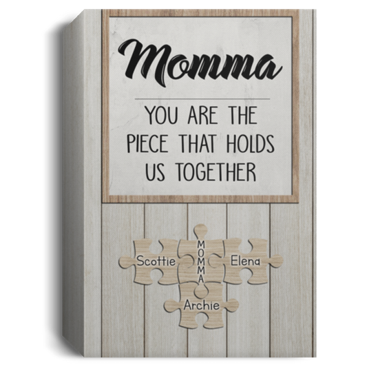 Momma  111-3040666-1918625 cv812 CANPO15 Deluxe Portrait Canvas 1.5in Frame