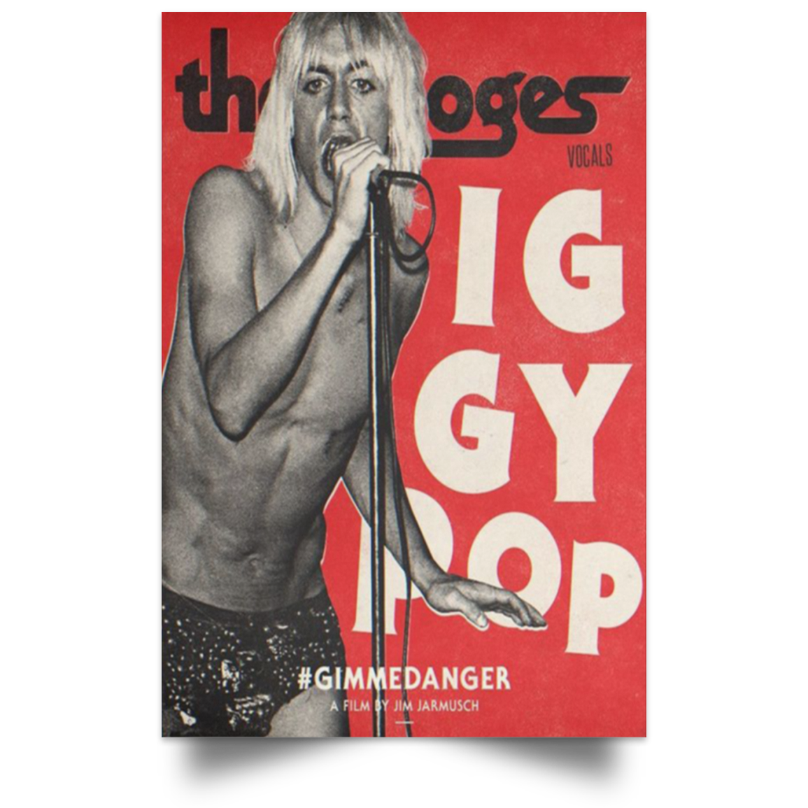 IGGY Pop Poster The Stooges NEW Vintage Living Room High Quality Prints 16x24 .