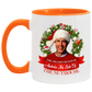 Porcelain Cup Jolliest Bunch Of Assholes This Side Of Nuthouse Accent Mug 2 Side, 11 oz White - Light Green Accent Mug Gift Family Unisex Awesome On Birthday, Christmas Gift Capacity and Perfect AM11OZ 11 oz. Accent Mug