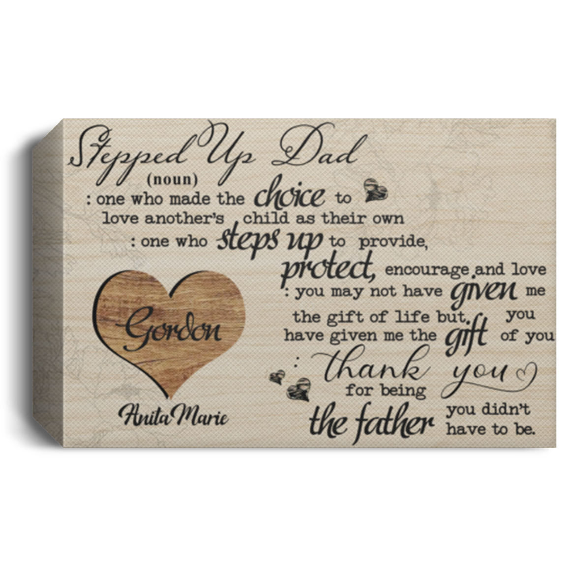 AnitaMarie  13 pb5 stepdad CANLA15 Deluxe Landscape Canvas 1.5in Frame