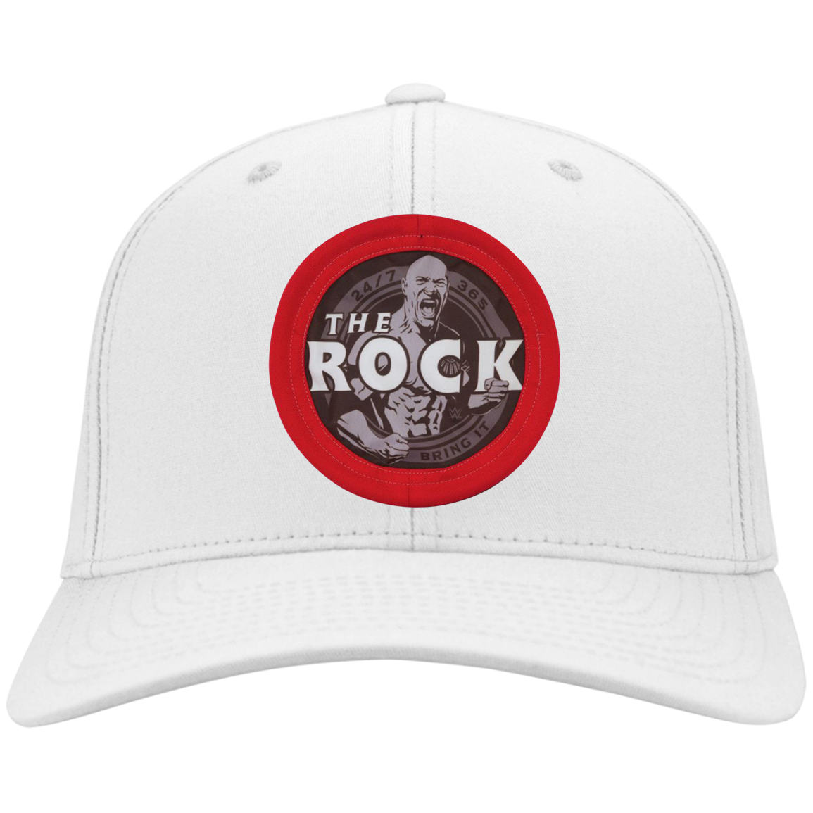 The Rock CAPS 2019 WWE Dwayne Johnson Wrestling MEN-WOMEN White One Size Fits .