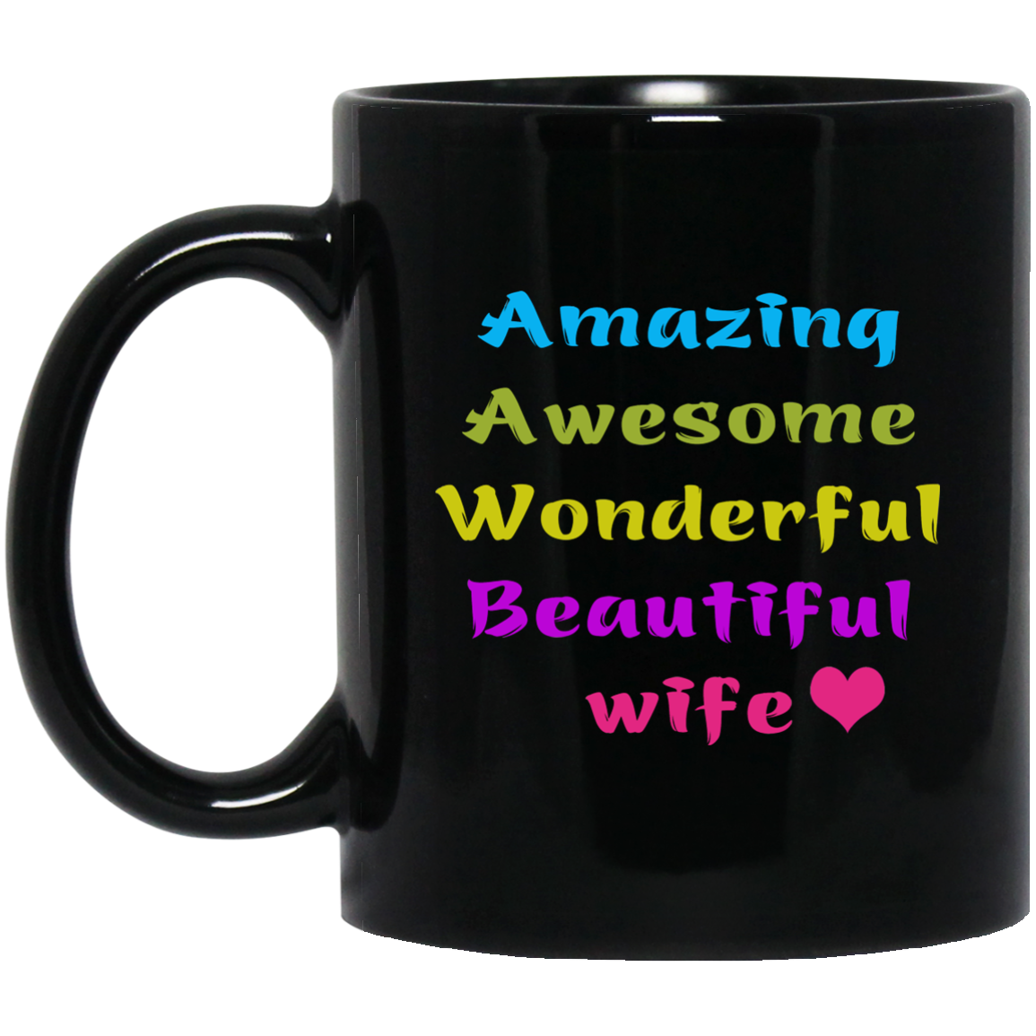 wife black  mug