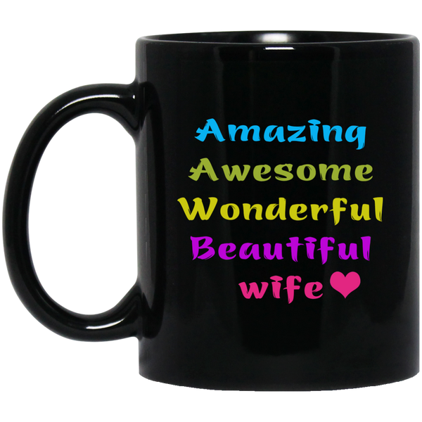 wife black  mug