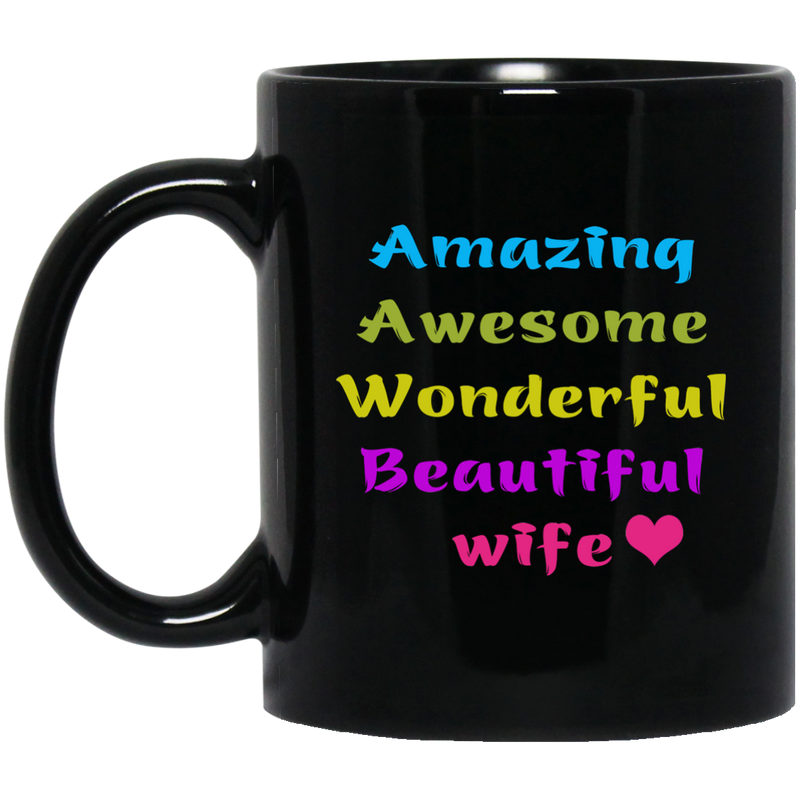 wife black  mug