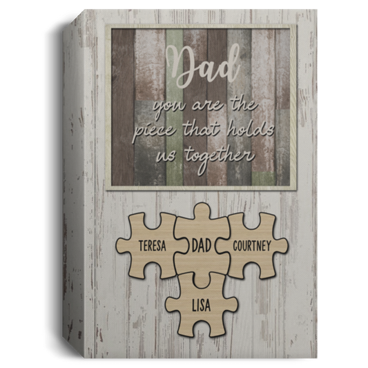 Lisa  canvas to dad puzzle 16x24 CANPO15 Deluxe Portrait Canvas 1.5in Frame