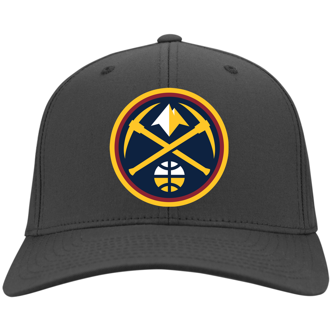 Denver Nuggets LOGO HATS Basketball Team  Black One Size Fits NEW Brand .