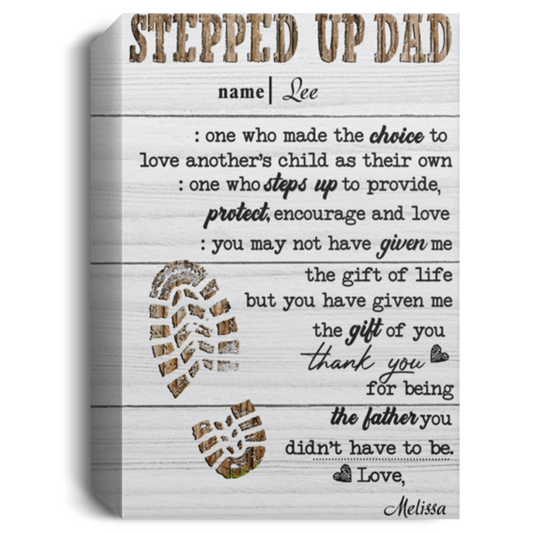 Melissa  20 Pb1 stepdad CANPO15 Deluxe Portrait Canvas 1.5in Frame