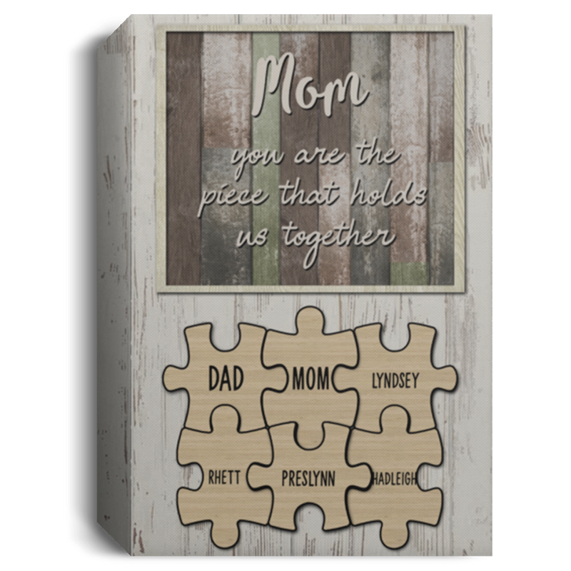 CUSTOM PUZZLE 8x12 Mom and child.jpgDad,Lyndsey,Rhett,Preslynn,Hadleigh CANPO15 Deluxe Portrait Canvas 1.5in Frame