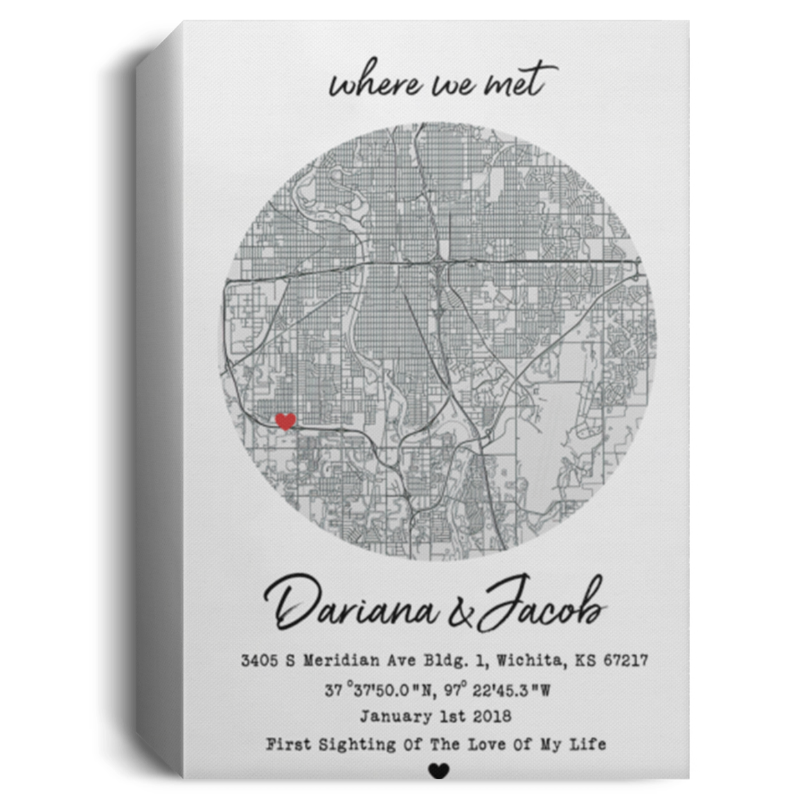 Dariana & Jacob CANPO15 Deluxe Portrait Canvas 1.5in Frame