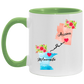 States Accent Mugs Arizona Minnesota Gifts - Long Distance State Coffee Mug - State To State - Away From Hometown Family - Moving Away Mug Gifts on Christmas, Birthday AM11OZ Accent Mug